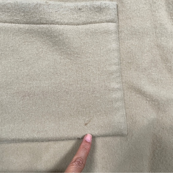 BURBERRY Scarf Large Check Plaid Reversible Pockets Wool Cashmere - Picture 12 of 12